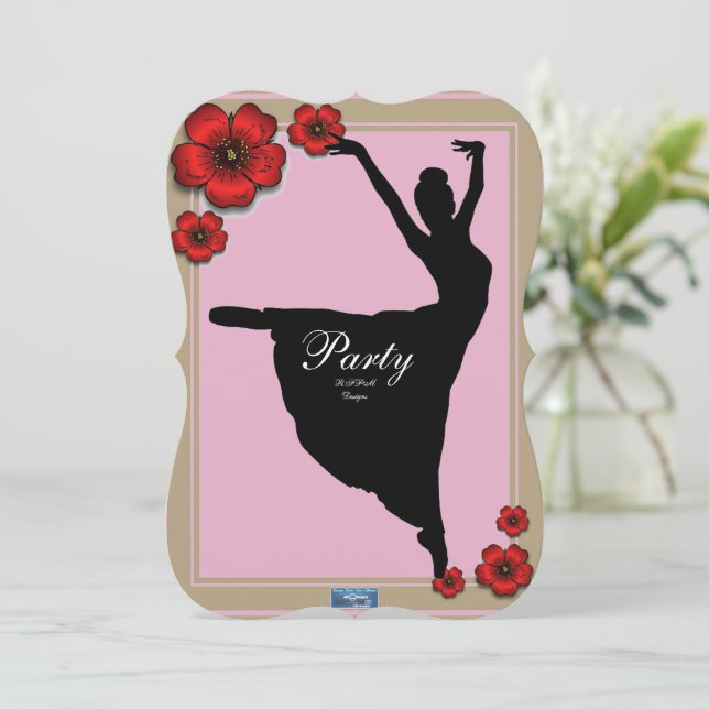 Cartes plates 1 Lilac(BalletFlowers)RFPMDesigns ©️ (Debout devant)