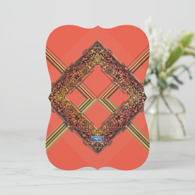 Cartes plates 1 Orange (CrossOver) RFPMDesigns ©️  (Debout devant)