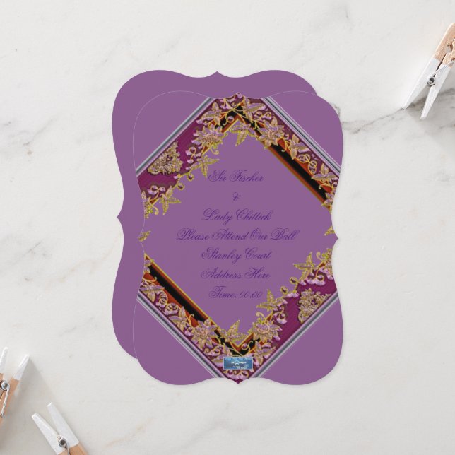 Cartes plates 1 Pur(AmethystWreathe)RFPMDesigns ©️ (Devant/Arrière en situation)