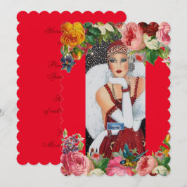 Cartes plates 4 Red(Snow Bird) RFPMDesigns ©️ 2024