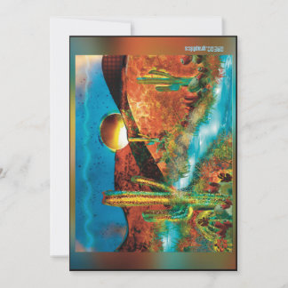 Cartes plates 5x7 Caynons colorés eaux calmes