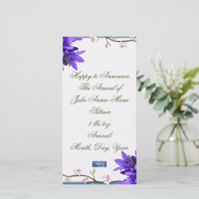 Cartes plates 8 (PurpleBlossoms) RFPMDesigns ©️ 20 (Debout devant)