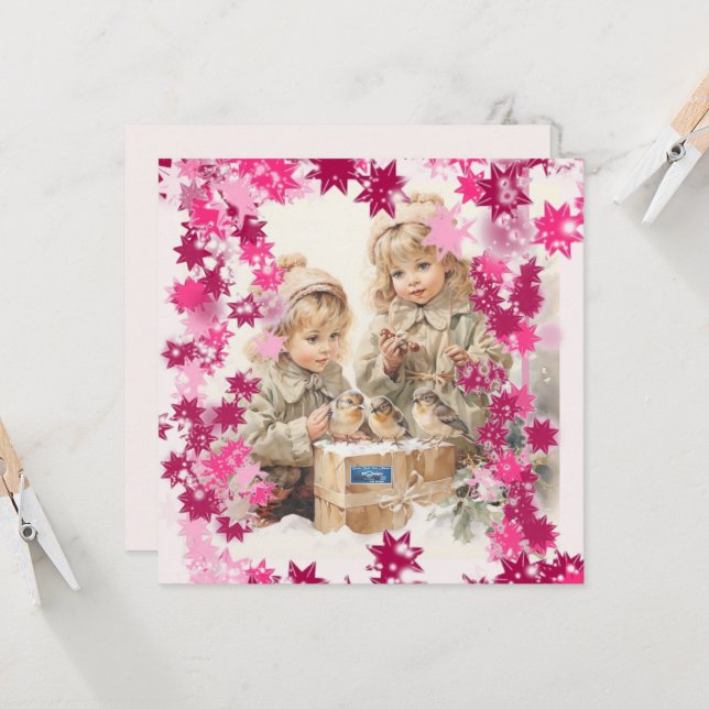 Cartes plates 9 (PinkSnowFlakes) RFPMDesigns ©️ 20 (Devant/Arrière en situation)