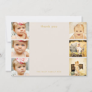 Cartes Plates Cadres Photo Naturelles Merci bébé 6