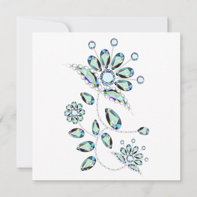 Cartes plates Gem Stone Gold Filigree (Devant)