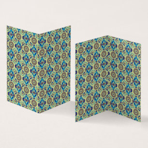 Cartes pliées florales Boho Élégance artistique
