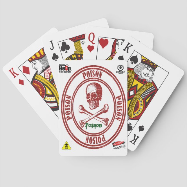 Cartes Poison Jeu de carte Deck (dos)