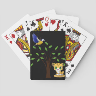 Cartes Pont carte de jeu pour oiseaux