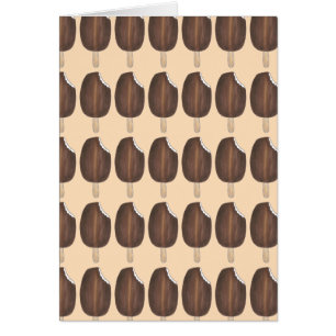 Cartes populaires à base de crème glacée au chocol