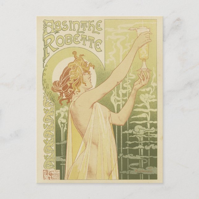 Cartes postales Absinthe (Devant)