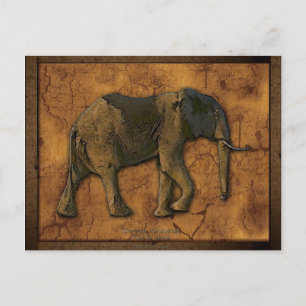 Cartes postales africaines pour éléphants