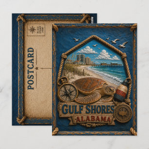 Cartes postales anciennes de Gulf Shores Alabama V