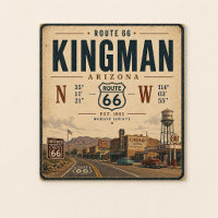 Cartes postales anciennes de la Route 66 de Kingma