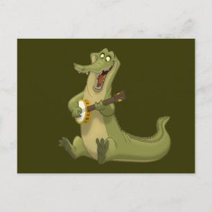 Cartes postales Banjo-Strummin' Gator