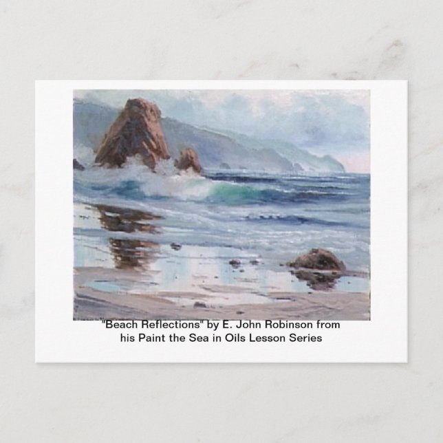 Cartes postales "Beach Reflections" (Devant)