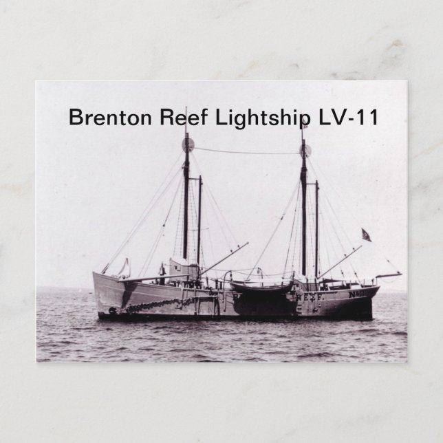 Cartes postales Brenton Reef Lightship LV-11 (Devant)