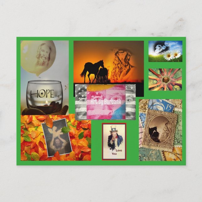 Cartes postales Burbank - Art de Burbank (Devant)