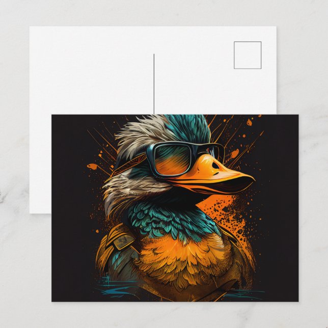 Cartes Postales Canards (Devant / Derrière)