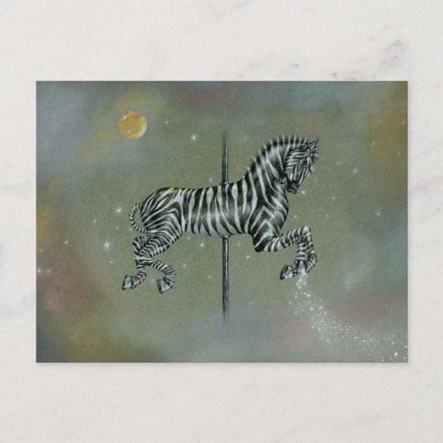 Cartes postales - Carousel Zebra (Devant)