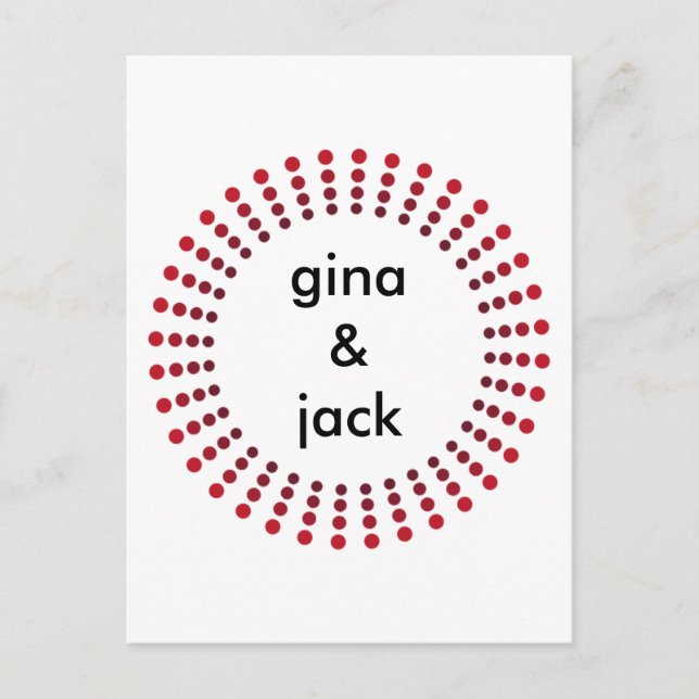 Cartes postales cercles (Devant)