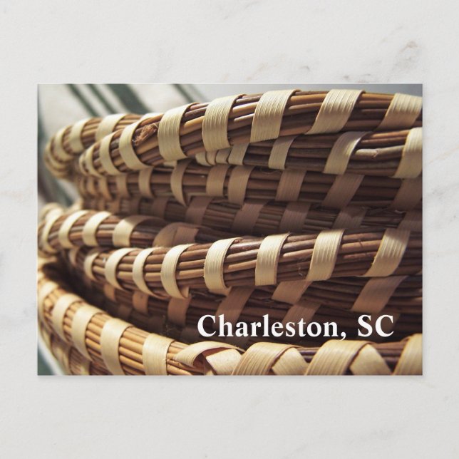 Cartes postales Charleston Sweetgrass Baskets (Devant)