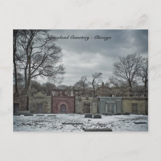 Cartes postales Cimetière Graceland - Chicago, Nov