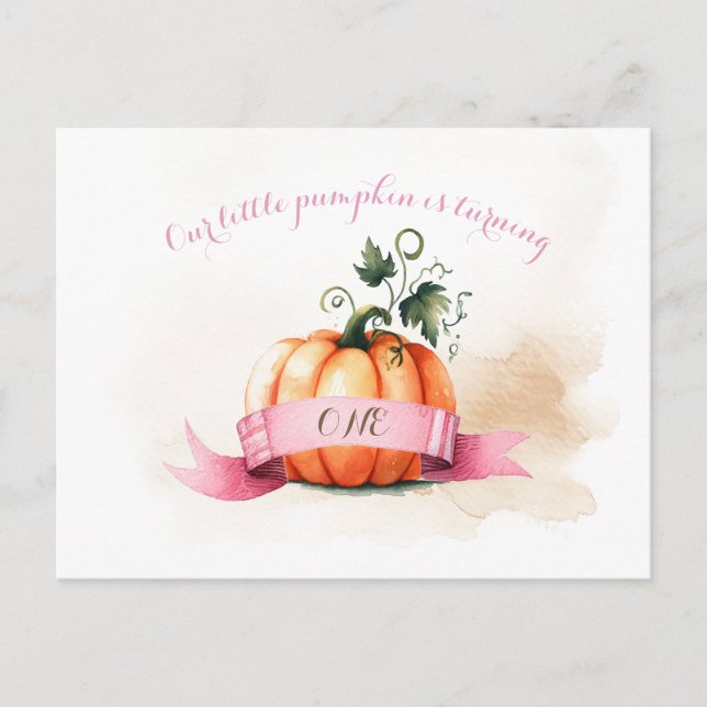 Cartes postales citrouilles pour l'anniversaire de (Devant)