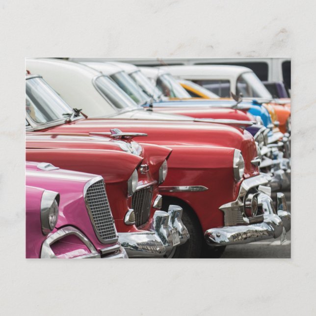 Cartes postales classiques de Cuba Red Row (Devant)