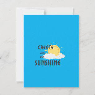 Cartes postales Créez votre propre soleil