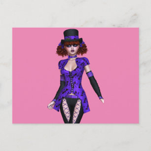 CARTES POSTALES CUTE EMO GOTH GIRL