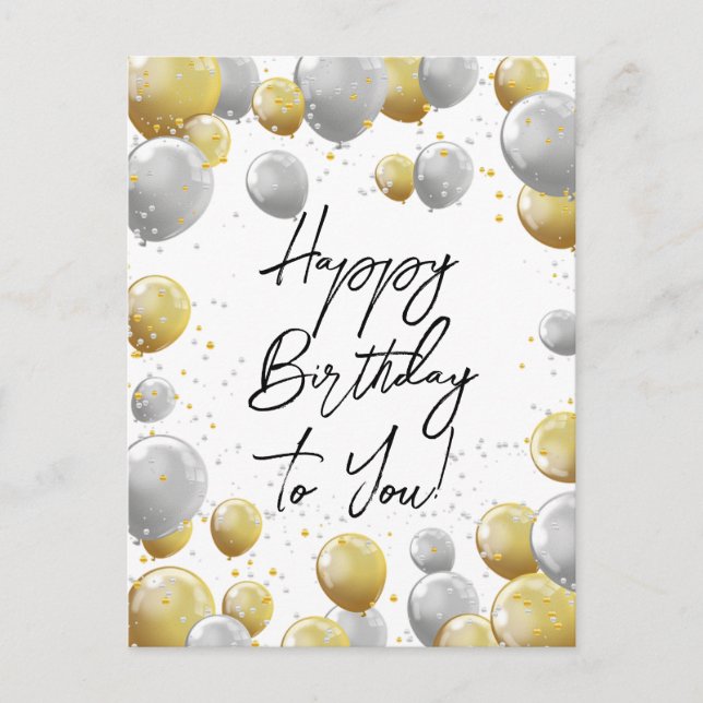 Cartes postales d'anniversaire (Devant)