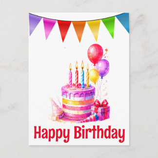 Cartes postales d'anniversaire