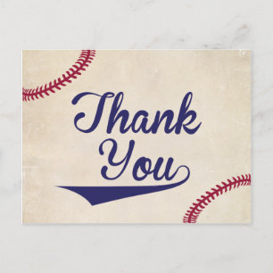 Cartes postales de baseball à thème Baby shower Me