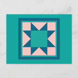 Cartes postales de courtepointe - étoile de scie (