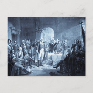 Cartes postales de George Washington et de ses gén