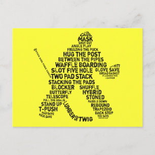 Cartes postales de hockey Netminer