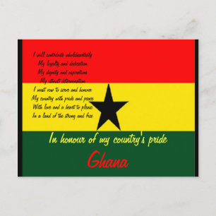 Cartes postales de la fierté du Ghana
