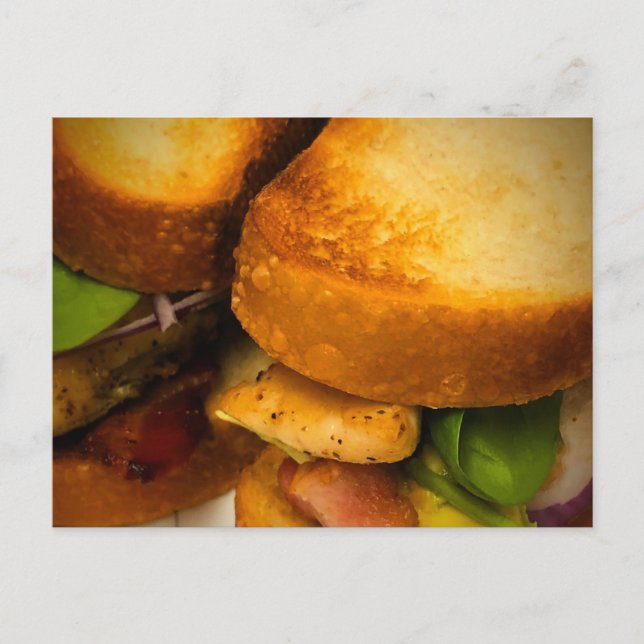 Cartes postales de l'invitation à l'heure du déjeu (Devant)