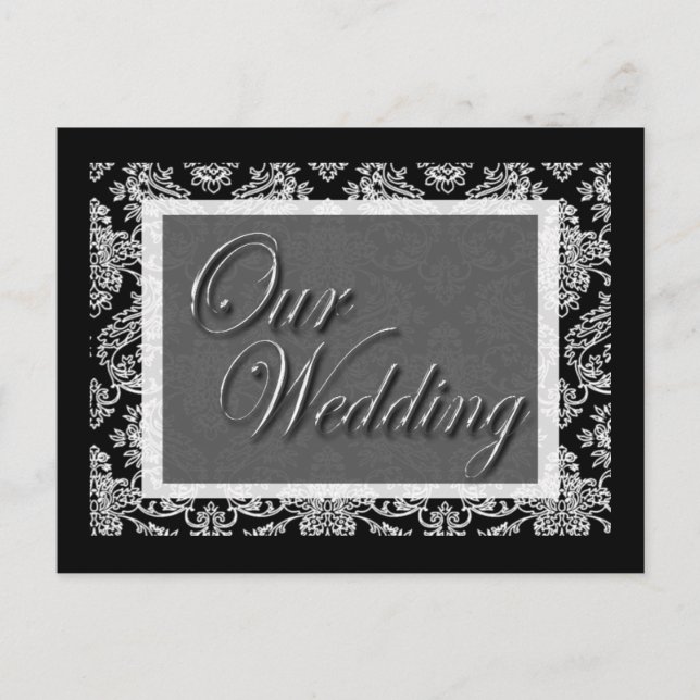 Cartes postales de mariage en damas (Devant)