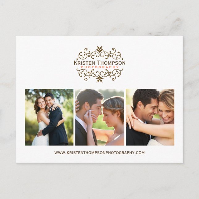 Cartes postales de marketing d'entreprise (Devant)