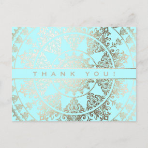 Cartes postales de Merci couleur personnalisées Go