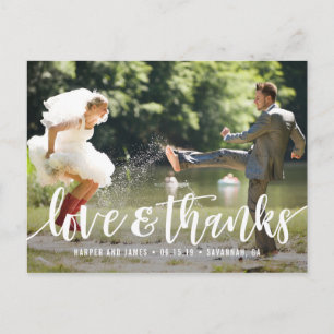 Cartes postales de Merci de script funky