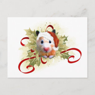 Cartes postales de Noël Hamster