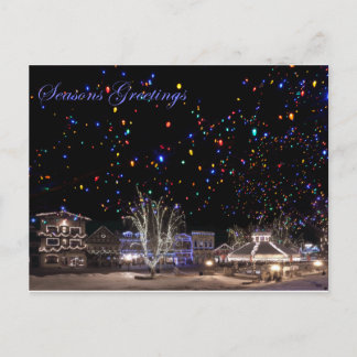 Cartes postales de Noël : 'Lumières du nord