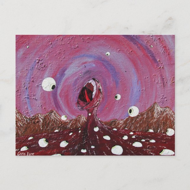 Cartes postales de peinture paranoïaque (Devant)