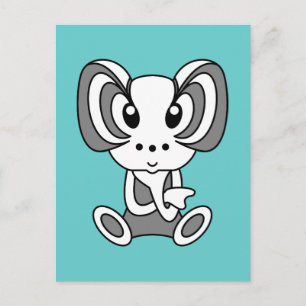 Cartes postales de personnage de dessin animé Kawa