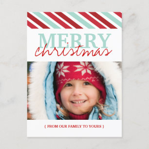 Cartes postales de photos de Noël joyeux