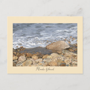 Cartes postales de Rhode Island Rochers Vagues