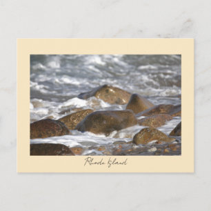 Cartes postales de rochers vagues Rhode Island