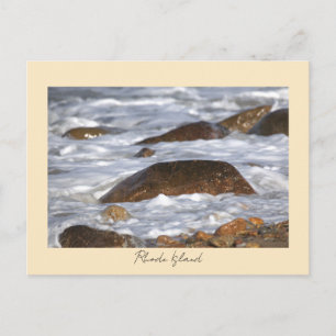 Cartes postales de rochers vagues Rhode Island